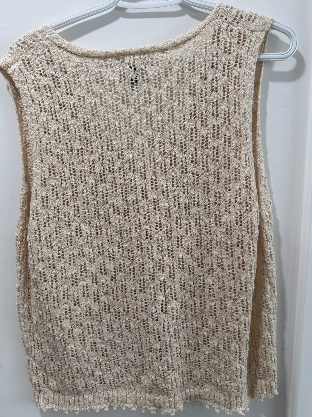 Cream Tank Top - Picture 2 of 3